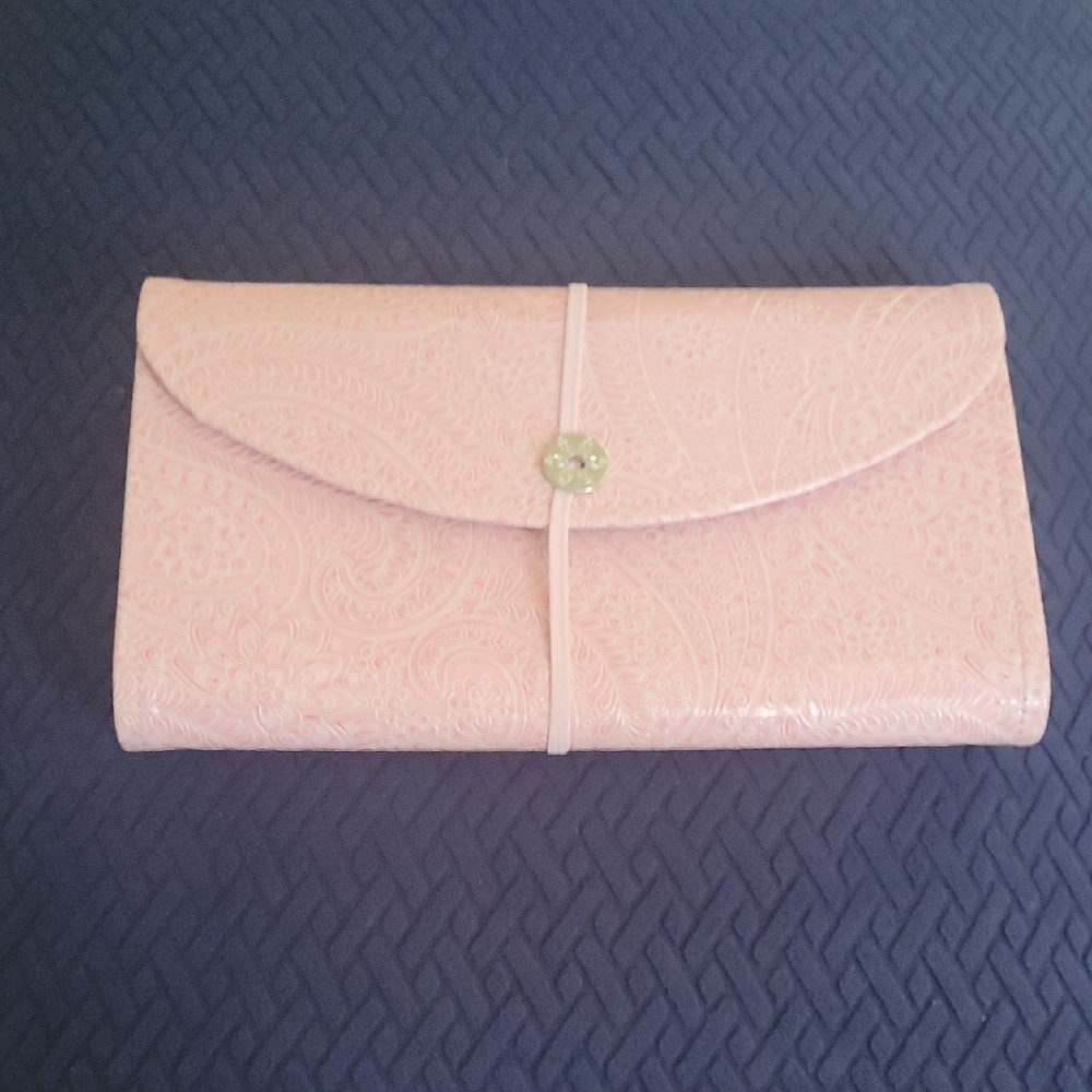 Elegant Pink Clutch File Organizer